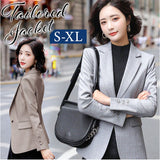 テーラードジャケット レディース 通販 テーラード ジャケット チェック ミドル丈 冬 秋冬 オフィス カジュアル 通勤 ビジネス 面接 就活 ライトアウター オシャレ かわいい おしゃれ