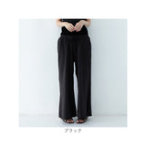 ワイドパンツ レディース きれいめ 通販 パンツ ズボン ロングパンツ ボトムス ワイド ロング丈 ロング コットン リネン ゆったり 綿 麻 涼しい 清涼感 無地 シンプル 春 夏 秋