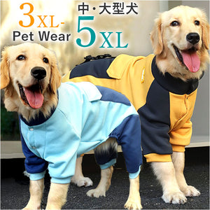 ペット ドッグウェア カバーオール 通販 犬服 犬の服 ペット服 ドッグウエア ポケット ポケット付き ポリエステル ワンちゃん 犬 いぬ 秋冬 春 秋 冬 春服 秋服 冬服 中型犬 小型犬 犬用