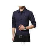 ミリタリーシャツ 長袖 メンズ 通販 長袖シャツ ワークシャツ シャツ カジュアルシャツ メンズシャツ トップス かっこいい シンプル 普段着 作業服 無地 長そで コットンシャツ