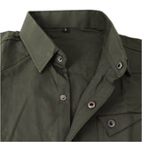 ミリタリーシャツ 長袖 メンズ 通販 長袖シャツ ワークシャツ シャツ カジュアルシャツ メンズシャツ トップス かっこいい シンプル 普段着 作業服 無地 長そで コットンシャツ