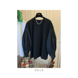 バルーンスリーブ レディース 通販 カジュアル ぽわん袖 ポワン袖 長袖 春 夏 カットソー ゆったり オフィス ブラウス 通勤 ビジネス フォーマル レディースファッション トップス