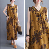 マキシ丈ワンピース ノースリーブ レディース 通販 マキシワンピース ワンピース ワンピ マキシ丈ワンピ 花柄ワンピース ロングワンピース 袖なし 袖無し マキシ マキシ丈 ゆったり