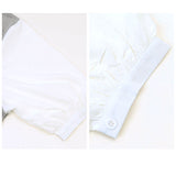 ブラウス レディース 7分袖 通販 パフスリーブ ドッキング カットソー 無地 フェミニン カジュアル きれいめ シンプル 大人 ギンガムチェック パワショル かわいい 韓国 春 夏 秋