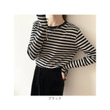 ボーダー ロンT レディース 通販 指穴 カットソー Tシャツ 長袖 ボーダーT ボーダートップス ボーダーTシャツ 春 夏 秋 冬 シンプル カジュアル おしゃれ 大人 かわいい オシャレ 可愛い