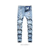 ジーンズ ダメージ メンズ 通販 ダメージジーンズ パンツ デニム パンツ ボトムス ズボン 長ズボン ダメージデニム ダメージ加工 ジーパン