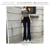 デニムパンツ フレアパンツ レディース 通販 ブーツカット ジーンズ ロングパンツ パンツ ズボン 長ズボン レディースパンツ デニム フレア ロング ロング丈 ポケット オールシーズン