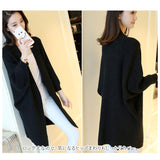 ロング カーディガン 冬 通販 レディース 秋冬 カーデ 秋 無地 シンプル ロングカーディガン ドルマンスリーブ 大きいサイズ ゆったり 体型カバー 厚手 ドロップショルダー きれいめ