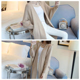 ロング カーディガン 冬 通販 レディース 秋冬 カーデ 秋 無地 シンプル ロングカーディガン ドルマンスリーブ 大きいサイズ ゆったり 体型カバー 厚手 ドロップショルダー きれいめ