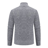 ニット カーディガン ジップアップ 通販 セーター 長袖ニット ニットカーディガン ニットジャケット ジャケット 羽織り 羽織 ハイネック 厚手 スタンドカラー タートルネック カジュアル