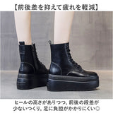 厚底ブーツ レディース 通販 ショートブーツ レディースブーツ 編み上げブーツ レディースブーツショート レースアップブーツ ショート ブーツ 厚底 歩きやすい 履きやすい ショート丈