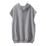 ベスト レディース ジレ ノースリーブ フード付き 通販 プルオーバー トレーナー パーカー 羽織り カットソー Tシャツ レイヤード 重ね着 そで無し 袖無し そでなし トップス 大人