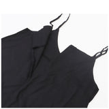 ワンピース キャミワンピース サロペット レディース 通販 キャミソールワンピース キャミソール Aライン フレア ロングワンピース ロング ゆったり カジュアル 無地 ポケット