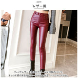 レザーパンツ レディース 通販 フェイクレザー パンツ ズボン スリムパンツ スキニーパンツ スキニー スリム 秋 冬 秋服 冬服 ボトムス