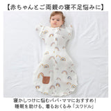 スワドル 着るおくるみ ガーゼ 通販 おくるみ スリーパー ベビー服 すわどる モロー反射防止 夜泣き 手が出せる 足が出せる 夜泣き対策 グッズ 新生児 出産祝い 女の子 男の子 ベビー用品