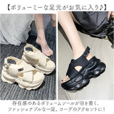 厚底サンダル レディース 通販 オープントゥ 厚底 サンダル カジュアルサンダル ファッションサンダル レディースサンダル 女性 女の子 おしゃれ オシャレ かわいい 可愛い 旅行 春夏