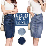 デニムスカート タイトスカート 通販 ハイウエスト タイト デニム スカート ミニスカート おしゃれ ミニ 膝丈 ペンシルスカート 春 夏 秋 カジュアル シンプル ひざ丈 かわいい 大人