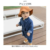 ベビー ロンパース カバーオール 通販 長袖 サロペット デニム オールインワン ルームウエア カジュアル 普段着 赤ちゃん 子ども服 子供服 子供 子どもこども ベビー服 男の子 女の子