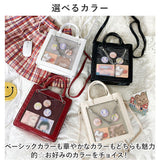痛バッグ ショルダーバッグ 通販 痛バ トートバッグ ハンドバッグ 鞄 かばん 斜めがけ おしゃれ かわいい レディース 缶バッチ ファスナー付き スクエア 自立 クリア 2way 見せバッグ
