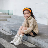キッズ ブーツ 女の子 通販 マーティンブーツ ショートブーツ ショート ショート丈 レースアップブーツ ハーフブーツ 子供ブーツ ひも 紐 ベルト 編み上げ ローヒール ラウンドトゥ 子供