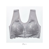 ブラジャー ノンワイヤー 通販 ノンワイヤーブラ ブラ インナー ナイトブラ 下着 肌着 フロントホック リラックスブラ ブラ単品 ワイヤレスブラ ワイヤレス 通気性 吸湿 レース かわいい