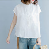 シャツ 半袖 レディース 通販 tシャツ Tシャツ 半袖シャツ 半袖Tシャツ 半袖tシャツ ブラウス シャツブラウス スタンドカラー 薄手 薄い やわらかい 柔らかい 着心地が良い 体型カバー