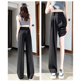 パンツ レディース きれいめ 通販 ストレートパンツ ハイウエストパンツ ロングパンツ ワイドパンツ パンツ ボトムス ズボン おしゃれ かわいい 春 夏 春夏 ロング丈 シンプル カジュアル