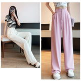 パンツ レディース きれいめ 通販 ストレートパンツ ハイウエストパンツ ロングパンツ ワイドパンツ パンツ ボトムス ズボン おしゃれ かわいい 春 夏 春夏 ロング丈 シンプル カジュアル