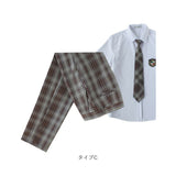 男の子 フォーマル チェック パンツ 通販 長ズボン ズボン ボトムス ロングパンツ 2点セット ネクタイ 学生 学生服 キッズ ジュニア 子供服 子ども服 入学 卒業 発表会 演奏会 通学