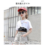 キッズ タンクトップ ダンス 通販 Tシャツ 半袖 アンサンブル ショート丈 Ｔシャツ ダンス衣装 女の子 夏服 子供服 子ども服 ガールズ ノースリーブ へそ出し チア 衣装 カットソー