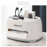 ティッシュボックス 多機能 通販 収納 小物入れ ティッシュケース ティッシュ ケース ホルダー おしゃれ かわいい ソフトパック リモコンラック リモコンスタンド ペンホルダー ペン立て