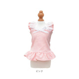 ペット 服 かわいい スカート フリル 通販 Tシャツ カットソー 服 犬 犬服 いぬ 犬の服 ルームウェア ペット服 レース 袖なし ノースリーブ イヌ カジュアル 春 夏