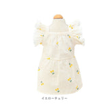 ペット 服 かわいい スカート フリル 通販 Tシャツ カットソー 服 犬 犬服 いぬ 犬の服 ルームウェア ペット服 袖なし ノースリーブ コットン イヌ カジュアル 春 夏