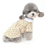 ペット 服 かわいい スカート 帽子 フリル 通販 Tシャツ カットソー 服 犬 犬服 いぬ 犬の服 ルームウェア ペット服 襟 柄 コットン イヌ カジュアル 春 夏