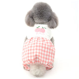 ペット 服 かわいい オーバーオール 通販 犬 服 犬服 いぬ 犬の服 ルームウェア 袖なし ノースリーブ 袖無し ペット服 イヌ カジュアル 春 夏