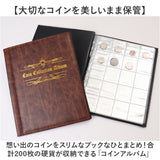 コインアルバム ホルダー 200枚 通販 コインケース コイン アルバム ケース 保存用 コインホルダー 硬貨ケース コインディスペンサー コイン収集 コインコレクション ポケット