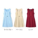 ジャンパースカート プリーツ 通販 サロペット プリーツスカート スクール スカート ワンピース 学生服 膝丈 ひざ丈 制服 学生 シンプル 無地 入学式 卒業式 フォーマル レディース
