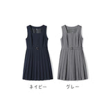 ジャンパースカート プリーツ 通販 サロペット プリーツスカート スクール スカート ワンピース 学生服 膝丈 ひざ丈 制服 学生 シンプル 無地 入学式 卒業式 フォーマル レディース