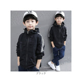 ウィンドブレーカー 通販 アウター ジャケット ジャンパー パーカー 上着 羽織 子供服 子ども 長袖 フード トップス 薄手 軽量 通学 通園 旅行 アウトドア キッズ ジュニア 春 秋 男の子