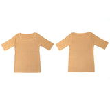 カットソー レディース 半袖 通販 Tシャツ サマーニット トップス 五分袖 無地 薄手 きれいめ おしゃれ 半袖トップス 春 夏 カジュアル スクエアネック オシャレ 上品 オフィスカジュアル