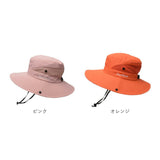 サファリハット レディース 通販 アドベンチャーハット ブーニーハット アウトドアハット 日よけ帽子 日除け帽子 つば広帽子 帽子 つば広 ハット ツバ広 紐付き 無地 シンプル 登山