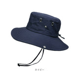 サファリハット メンズ 通販 アドベンチャーハット ブーニーハット アウトドアハット 日除け帽子 日よけ帽子 つば広帽子 帽子 ツバ広 ハット つば広 紐付き 無地 シンプル 登山