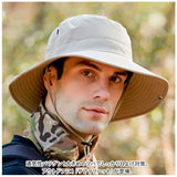 サファリハット メンズ 通販 アドベンチャーハット ブーニーハット アウトドアハット 日除け帽子 日よけ帽子 つば広帽子 帽子 ツバ広 ハット つば広 紐付き 無地 シンプル 登山