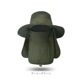 日よけ 帽子 通販 日除け ハット サファリハット 日よけ帽子 日除け帽子 サンバイザー フェイスカバー ネックカバー つば広 おしゃれ 農作業 キャンプ 登山 アウトドア 男女兼用 自転車