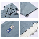 半袖パーカー メンズ 夏用 通販 パーカー 半袖 夏 フード付きTシャツ プルオーバーパーカー Tシャツ トップス 薄手 切り替え レイヤード風 通気性 速乾性 シンプル カジュアル 重ね着風