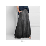 デニムスカートロングスカート レディース 通販 デニム スカート Aラインスカート レディーススカート ゆるっとスカート マキシ マキシ丈 aライン ロング ロング丈 カジュアル ルーズ