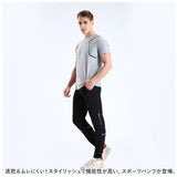スポーツウェア メンズ パンツ 通販 スポーツパンツ ジャージ ロングパンツ ボトムス ズボン 長ズボン ランニングウェア 吸汗 速乾 ストレッチ 通気性 ポケット付き 反射材付き ジム ヨガ