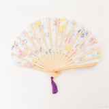 扇子 通販 花柄 フラワー扇子 せんす フラワー ボックス入り お洒落 タッセル付き 暑さ対策 涼しい かわいい 可愛い レディース 女性 ギフトボックス 収納袋 華やか 上品 夏祭り 浴衣