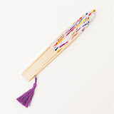 扇子 通販 花柄 フラワー扇子 せんす フラワー ボックス入り お洒落 タッセル付き 暑さ対策 涼しい かわいい 可愛い レディース 女性 ギフトボックス 収納袋 華やか 上品 夏祭り 浴衣