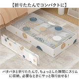 ベッド下 収納 Lサイズ 通販 収納ボックス 折りたたみ 収納ケース 衣類収納 布団収納ケース 省スペース 大容量 PVC製 ダブルファスナー 取っ手付き 防塵 防湿 ナイロンメッシュ 書類 衣装